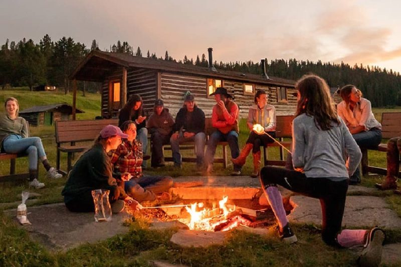 9 Quarter Circle Ranch Campfire - Montana