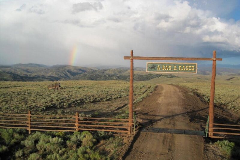 A Bar A Ranch, WY - Entrance