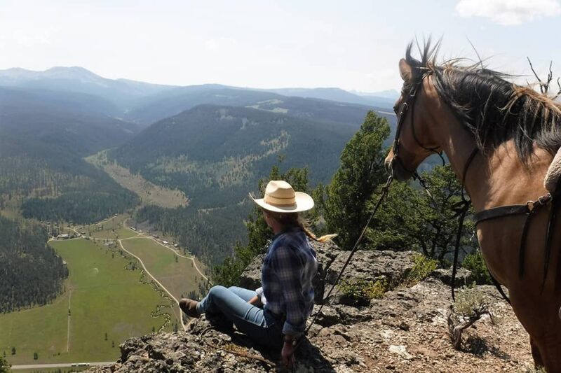 Elkhorn Ranch Montana - Horseback Riding Views