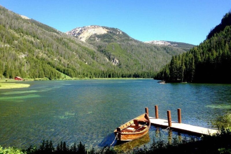 Flat Creek Ranch, Wyoming - Lake