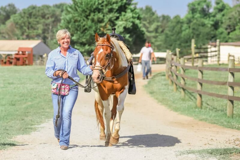 Guest & Horse - Southern Cross Guest Ranch GA