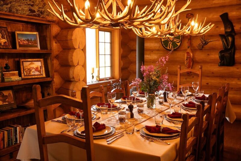 Siwash Lake Ranch - BC Canada - Dining