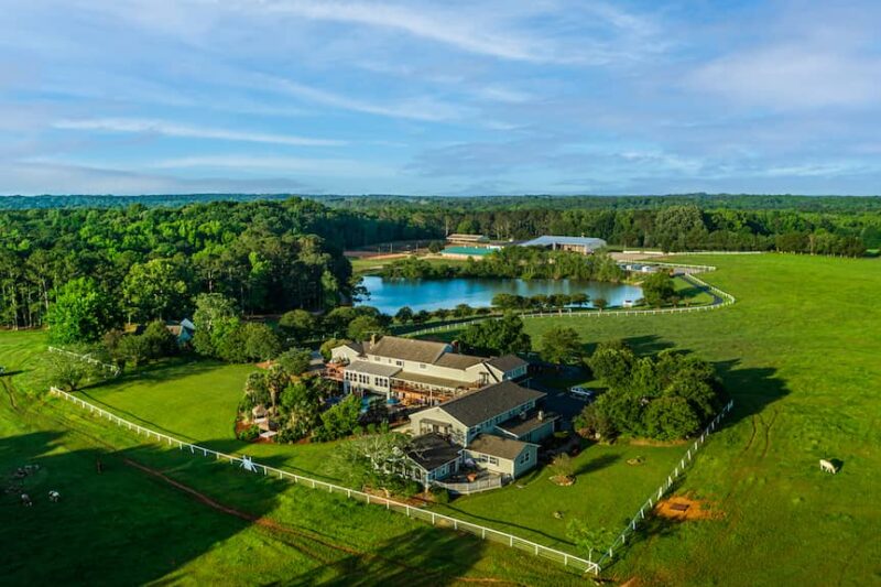 Southern Cross Guest Ranch GA - Birds Eye